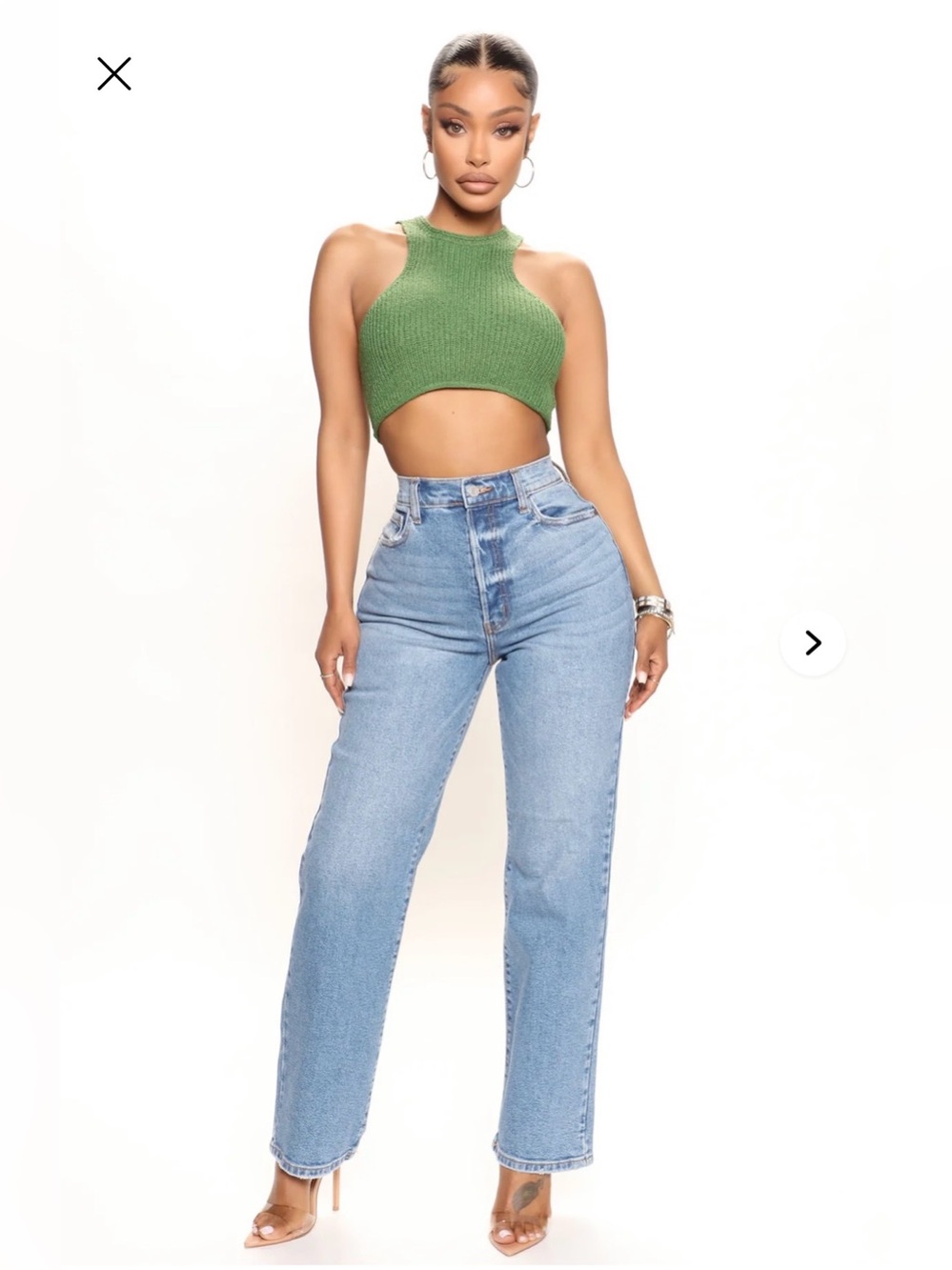 NWT Fashion Nova High-Rise Straight Leg Jeans